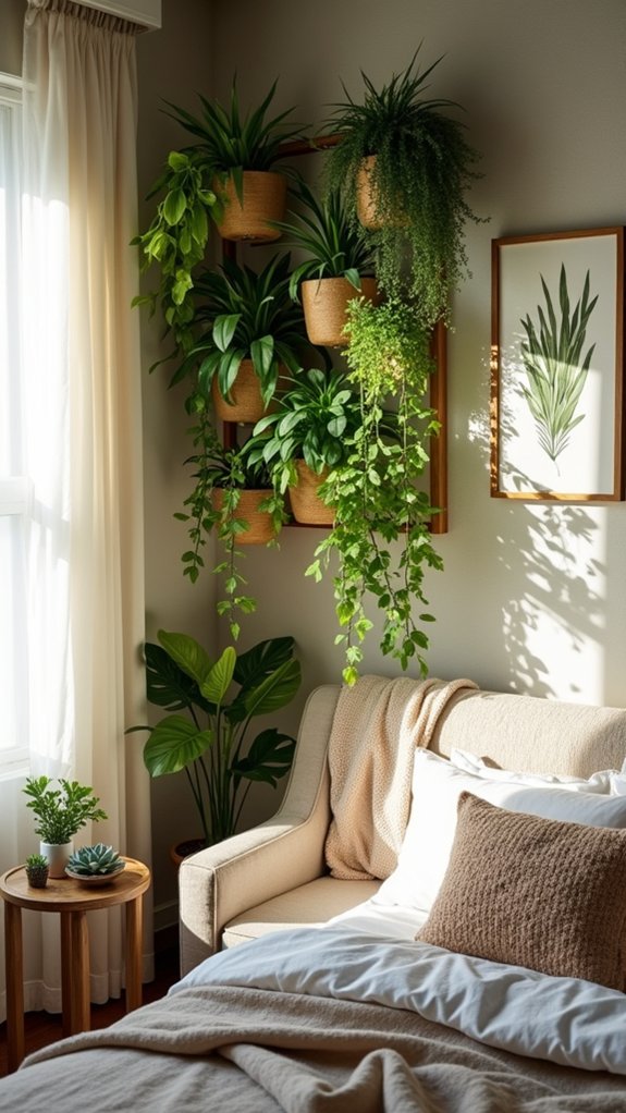 vibrant plant wall transformation