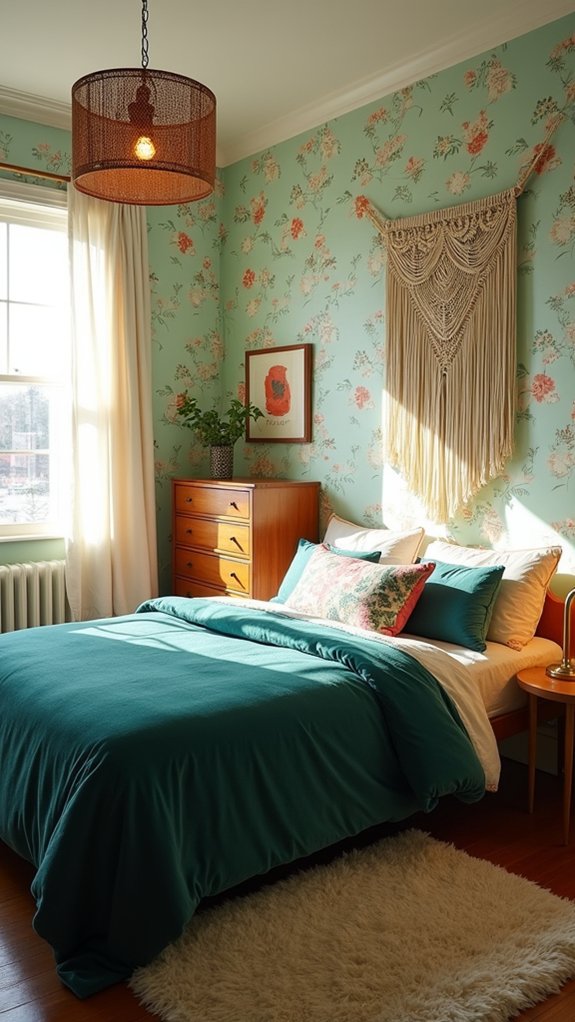 vibrant vintage inspired decor