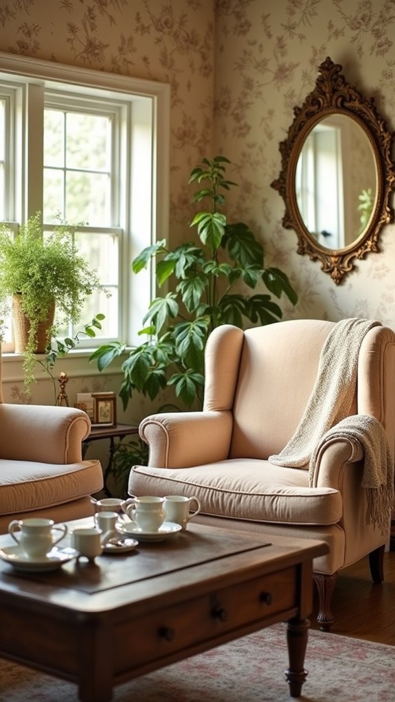 vintage charm and warmth