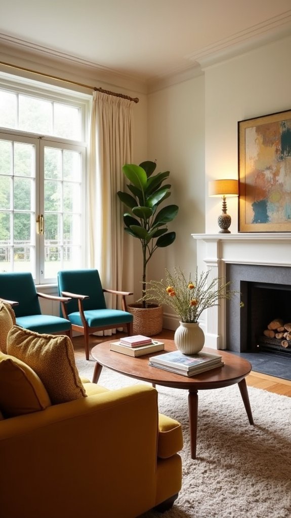 vintage charm with modern accents