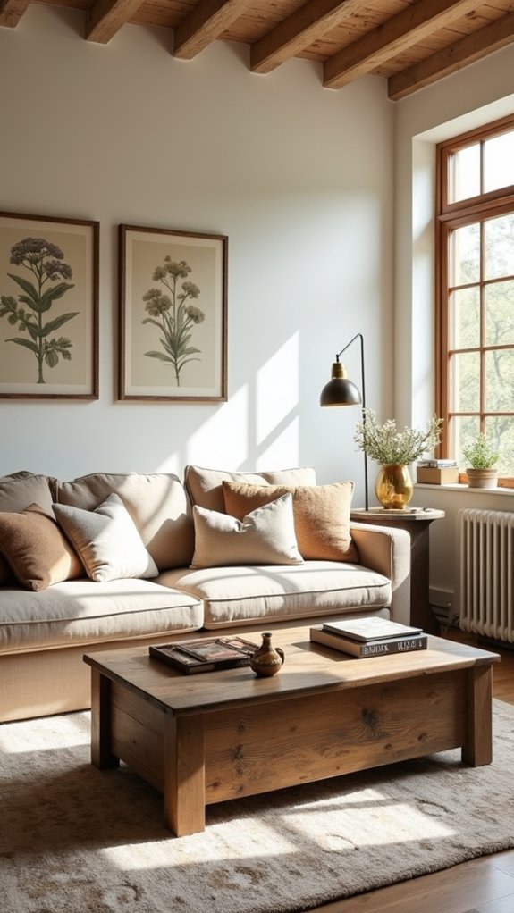 vintage elements add warmth