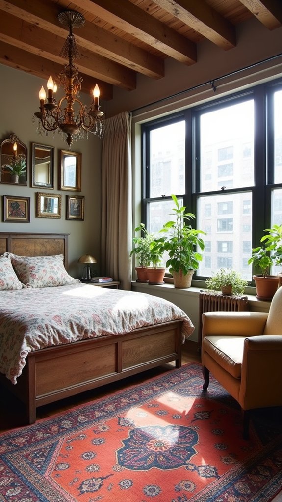 vintage furniture adds character