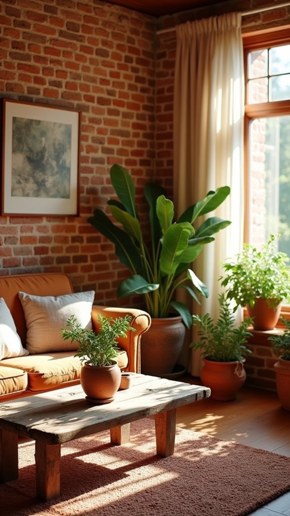 vintage terracotta adds charm