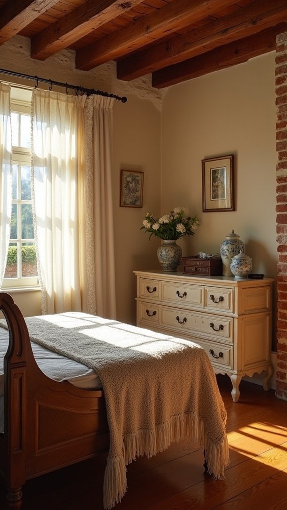 vintage warmth with wood