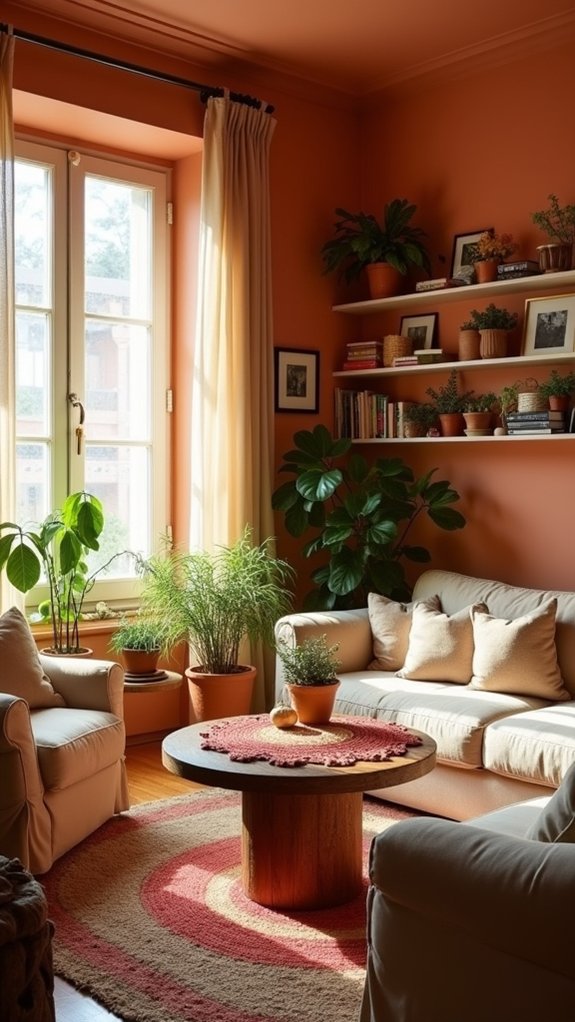 warm colors create intimacy
