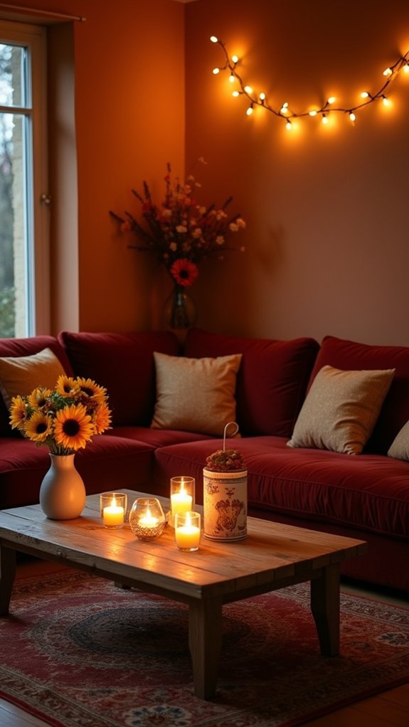 warm hues for intimacy