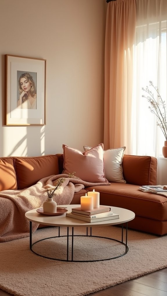 warm inviting color combination