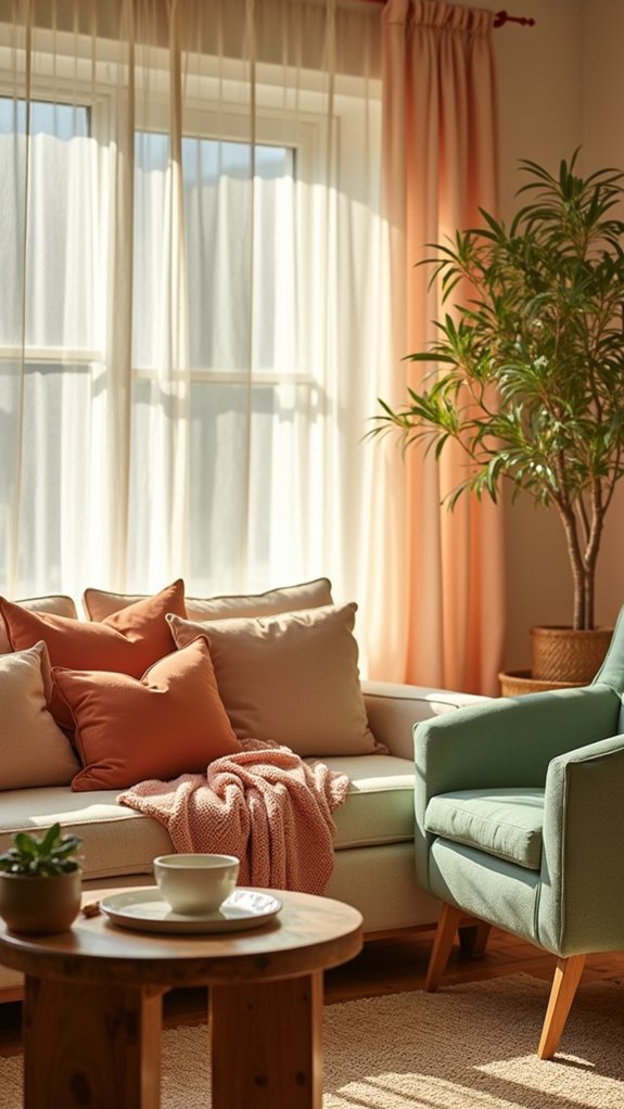 warm inviting color combination