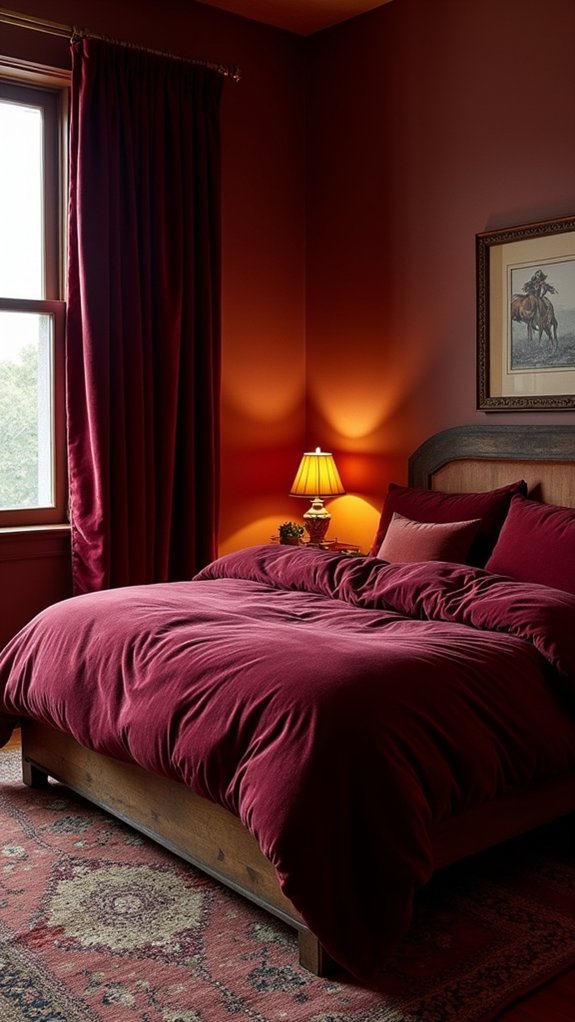 warm luxurious bedroom retreat