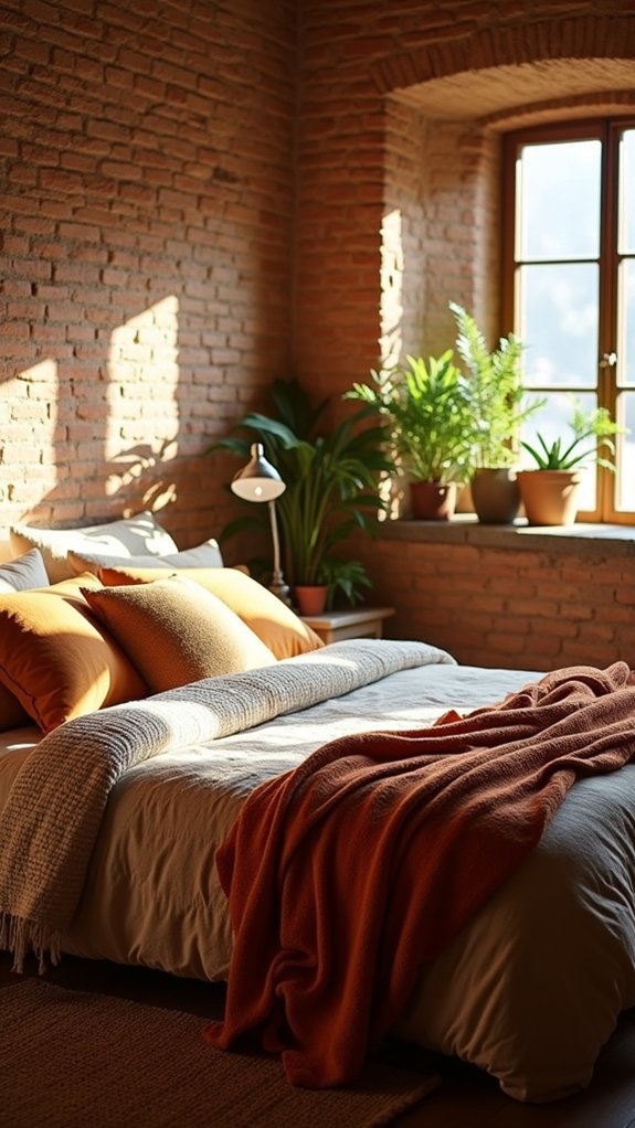 warm rustic brick retreat