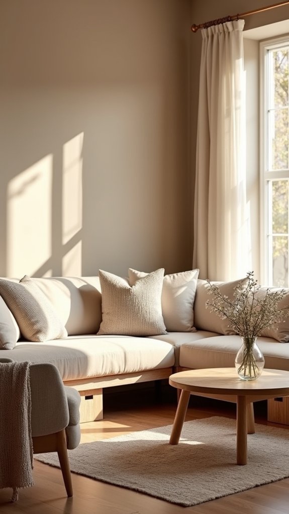 warm taupe for serenity