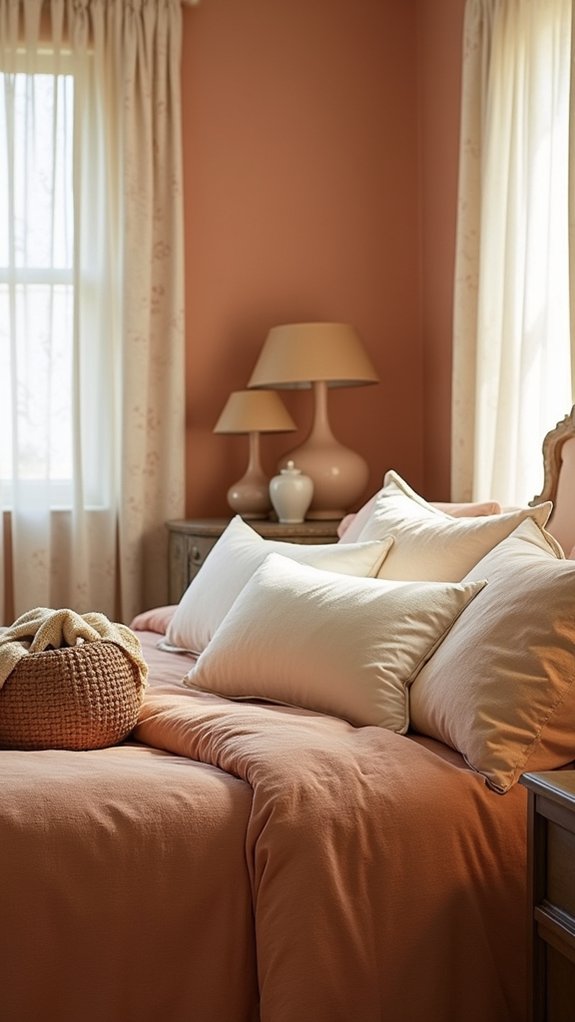 warm terracotta creamy comfort