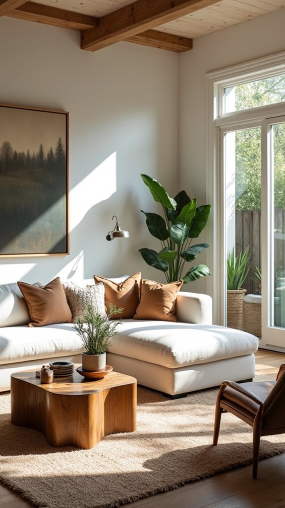 warmth through natural textures