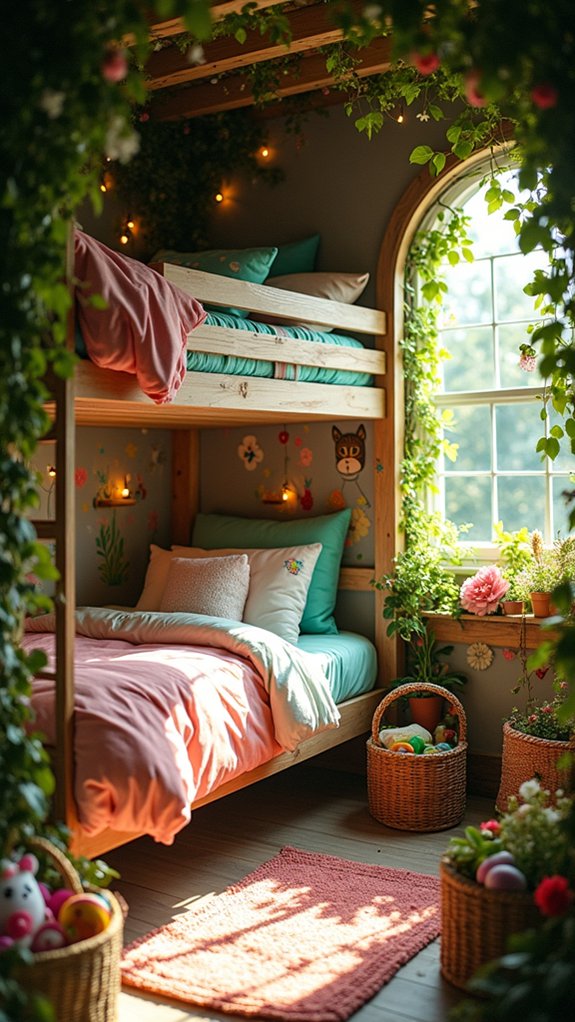 whimsical magical garden retreat