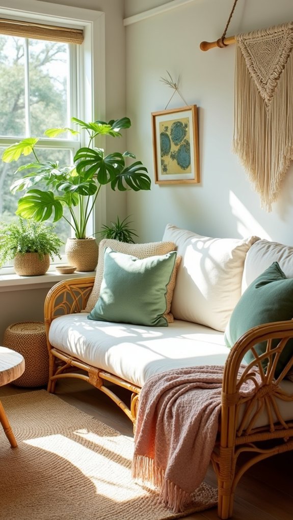 woven texture enhances coziness