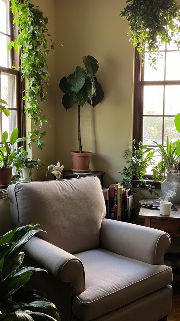 add plants for tranquility