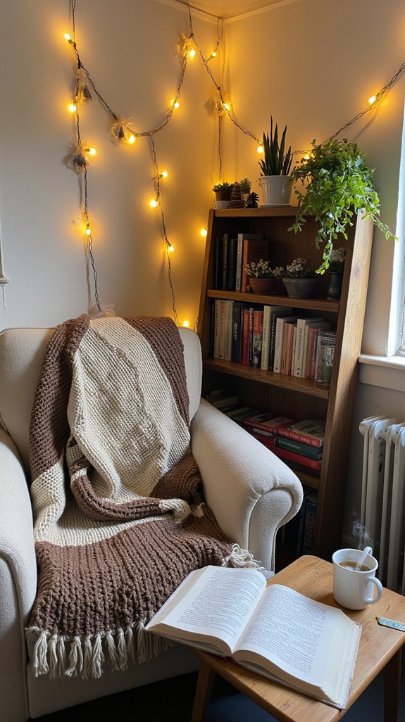 aromatherapy enhanced reading nook
