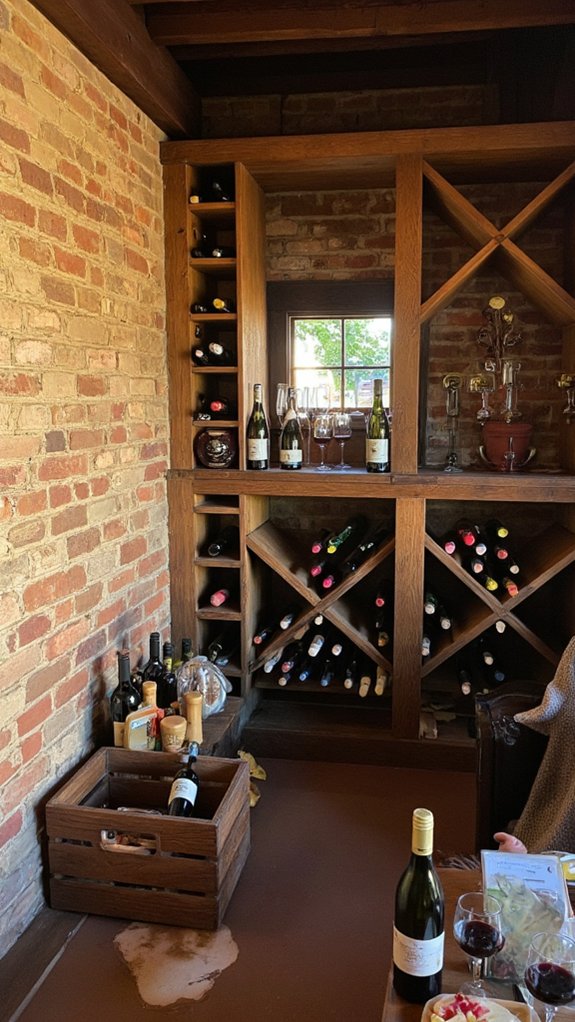 basement wine storage transformation