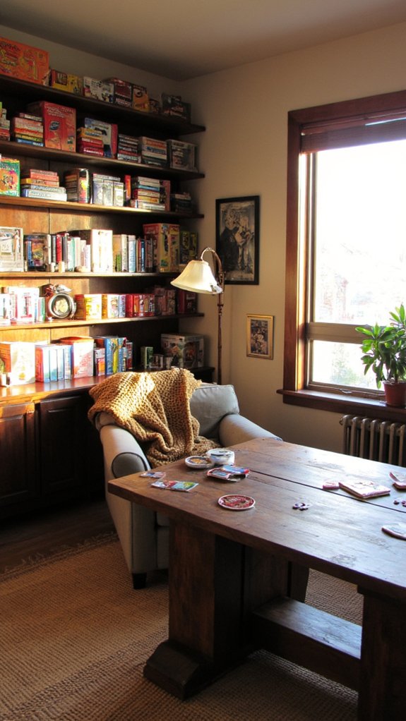 board game collection organization