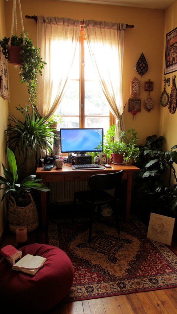bohemian cozy creative sanctuary