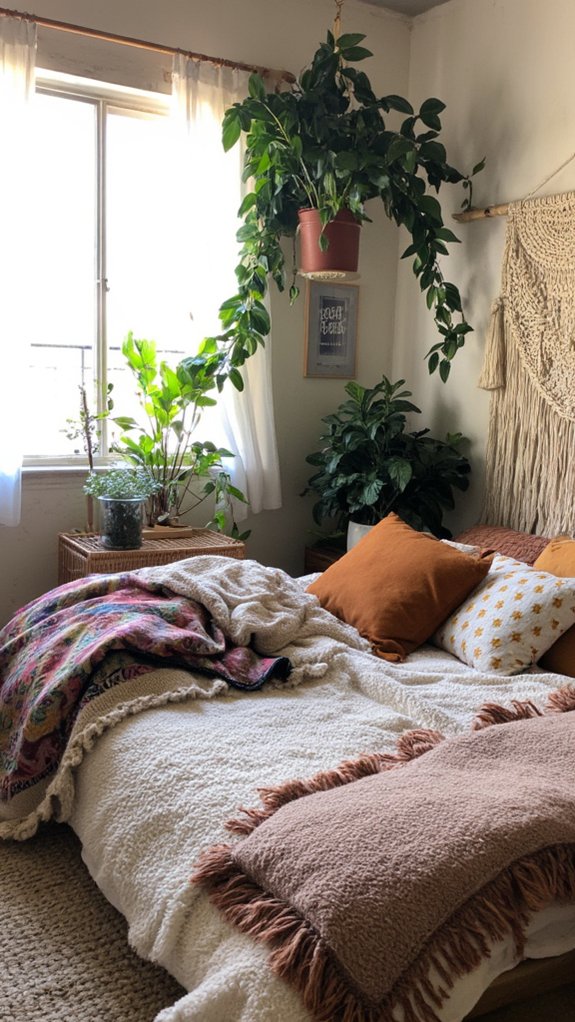 boho bedroom plant suggestions