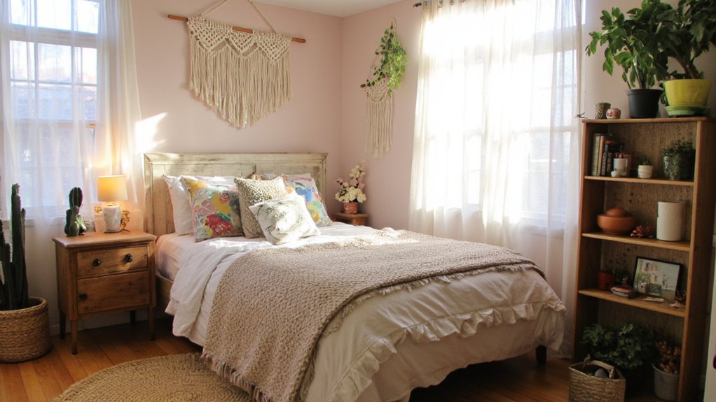 boho decor for small spaces