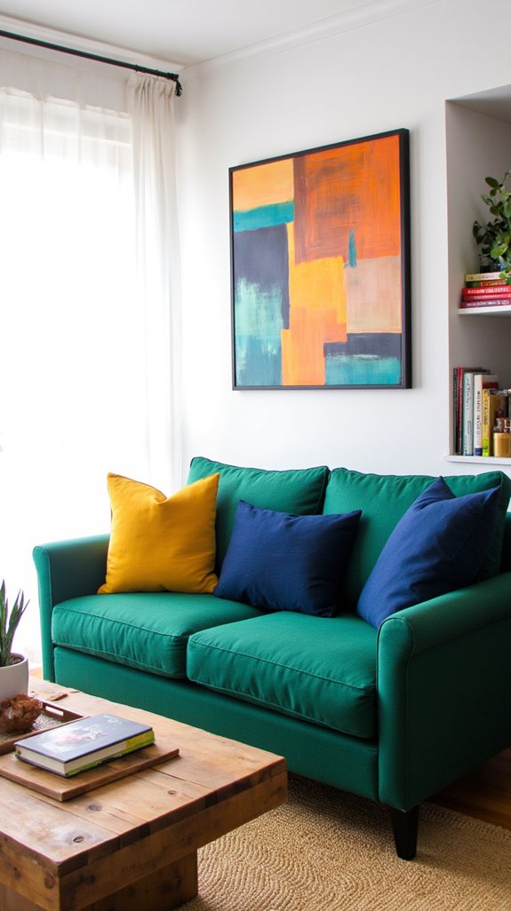 bold colorful home accents