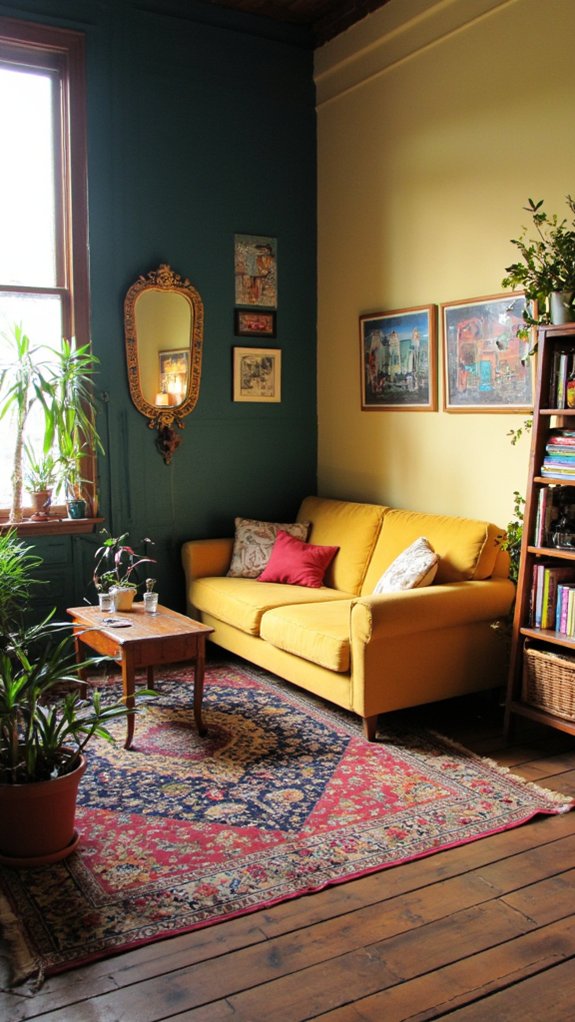 bold colors inviting atmosphere