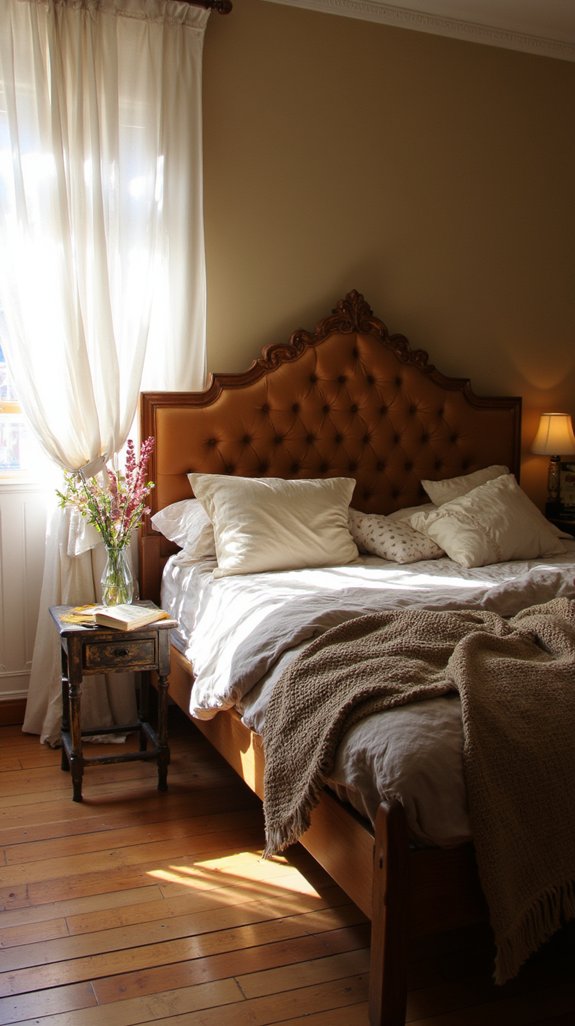 bold statement headboard design