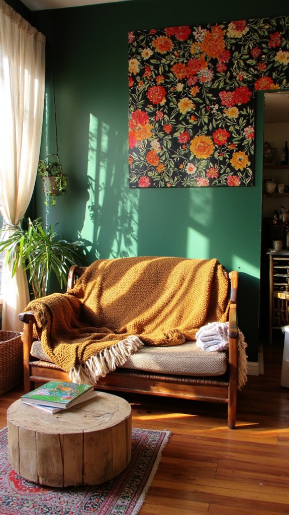 bold wallpaper adds personality