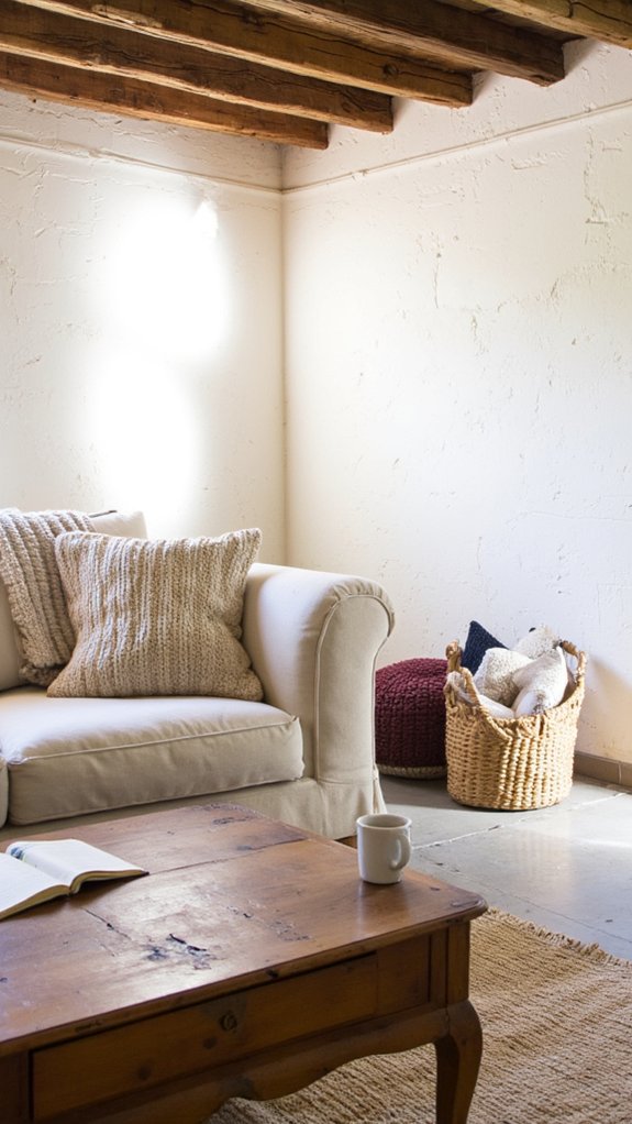bright airy basement retreat