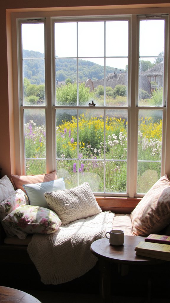bright airy window nook