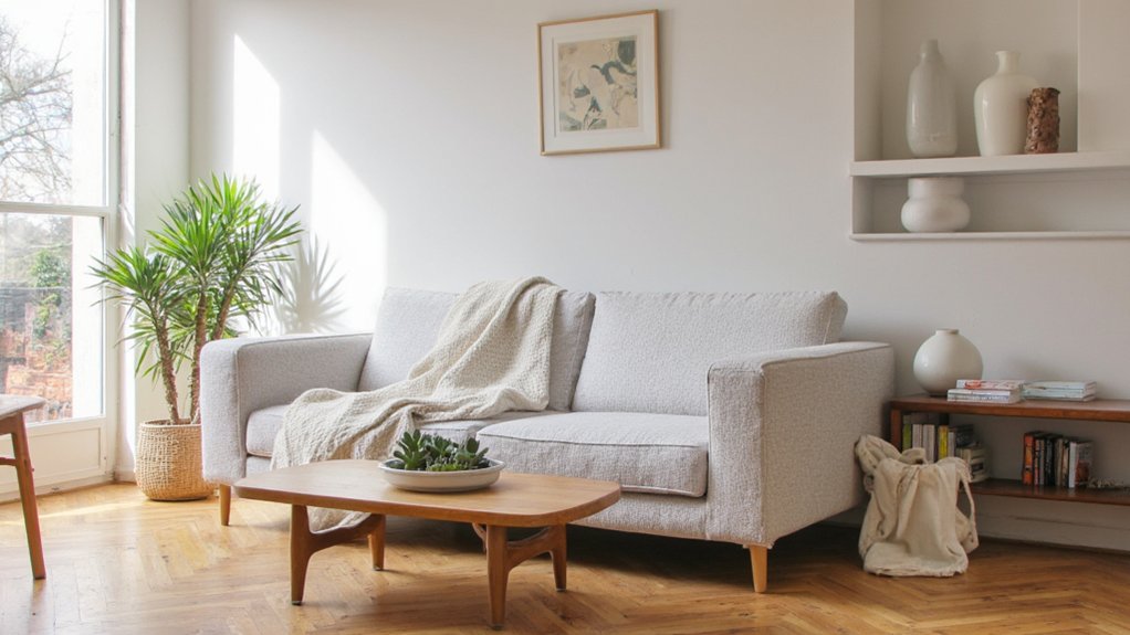 calm minimalist apartment decor