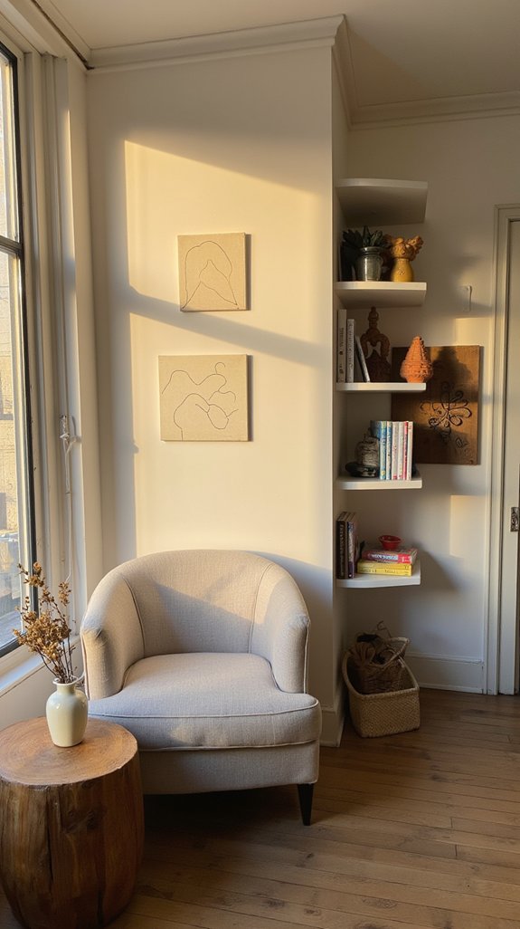 calm minimalist wall decor