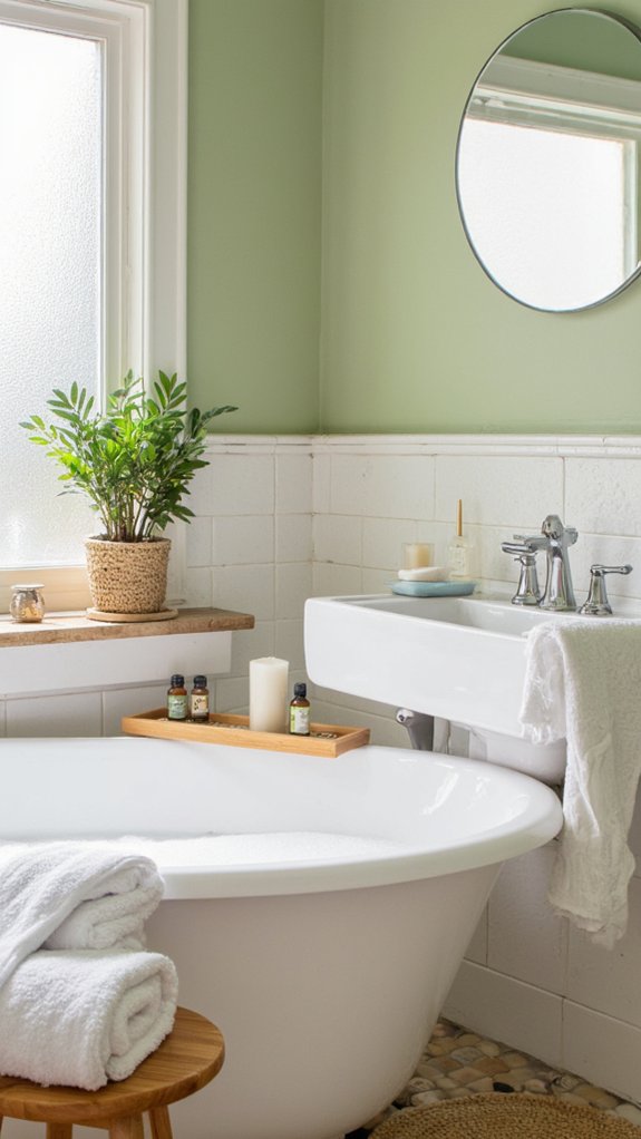 calming organized spa retreat