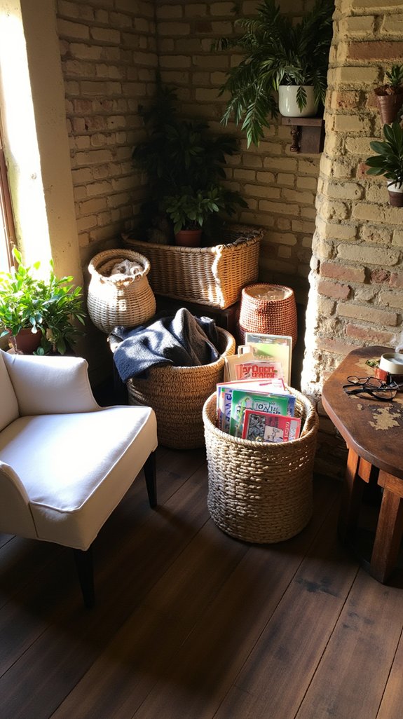 charming rustic storage solutions