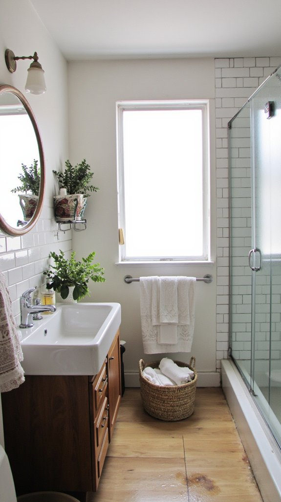 chic bathroom transformation ideas