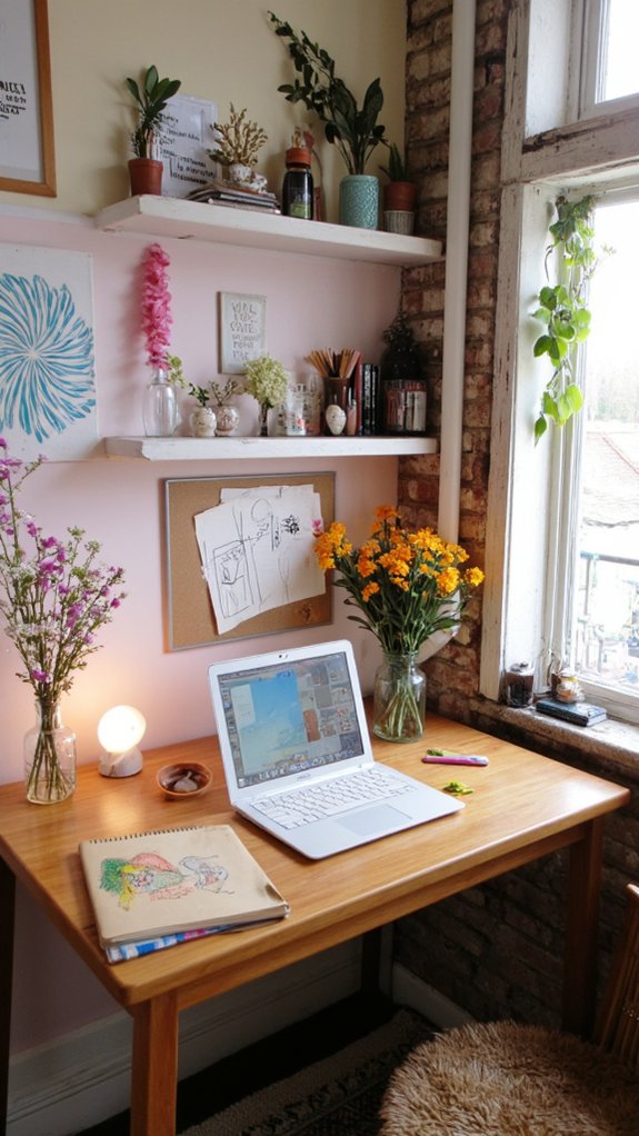 chic workspace boosts productivity