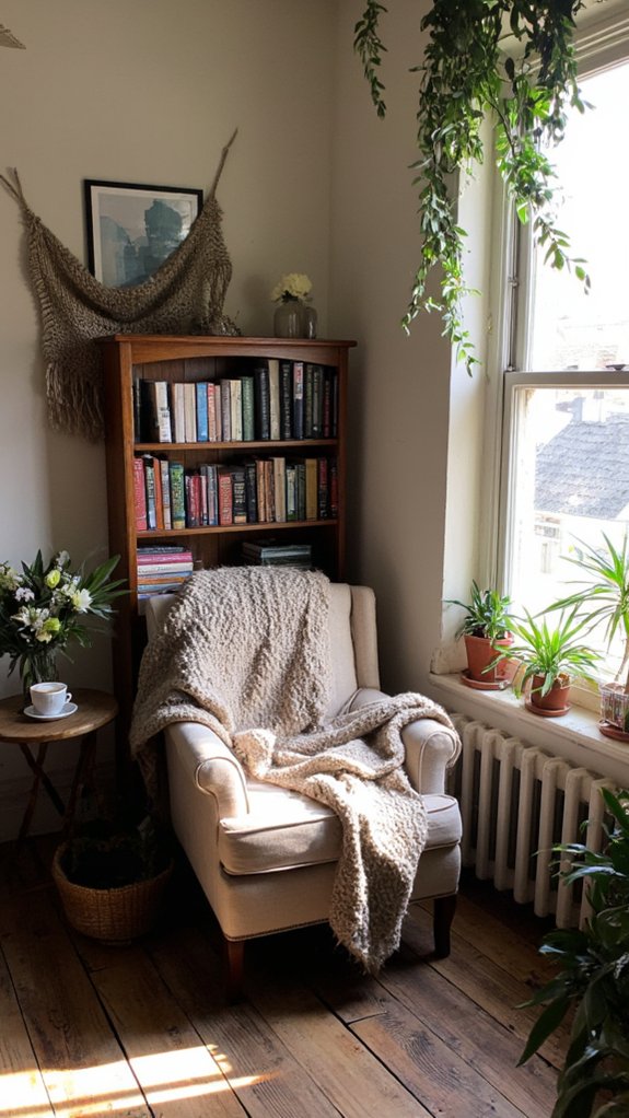 comfortable chair warm ambiance