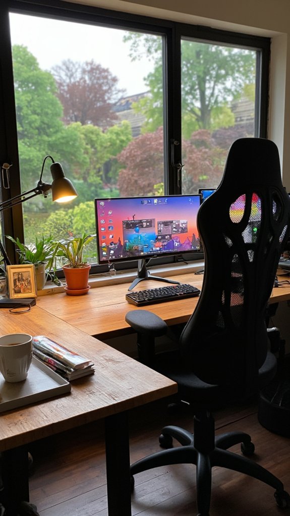 comfortable gaming work environment