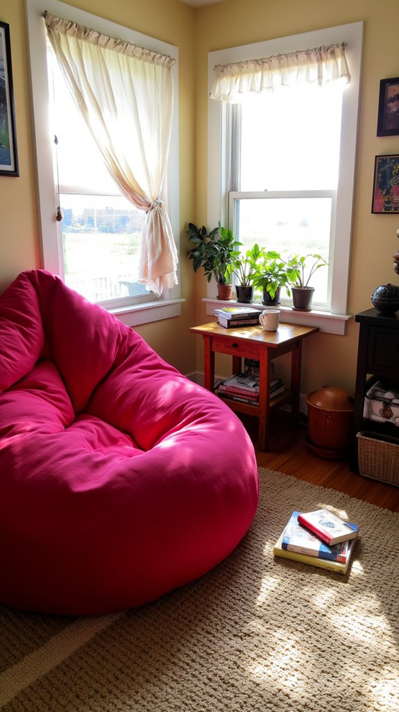 comfortable portable reading chair