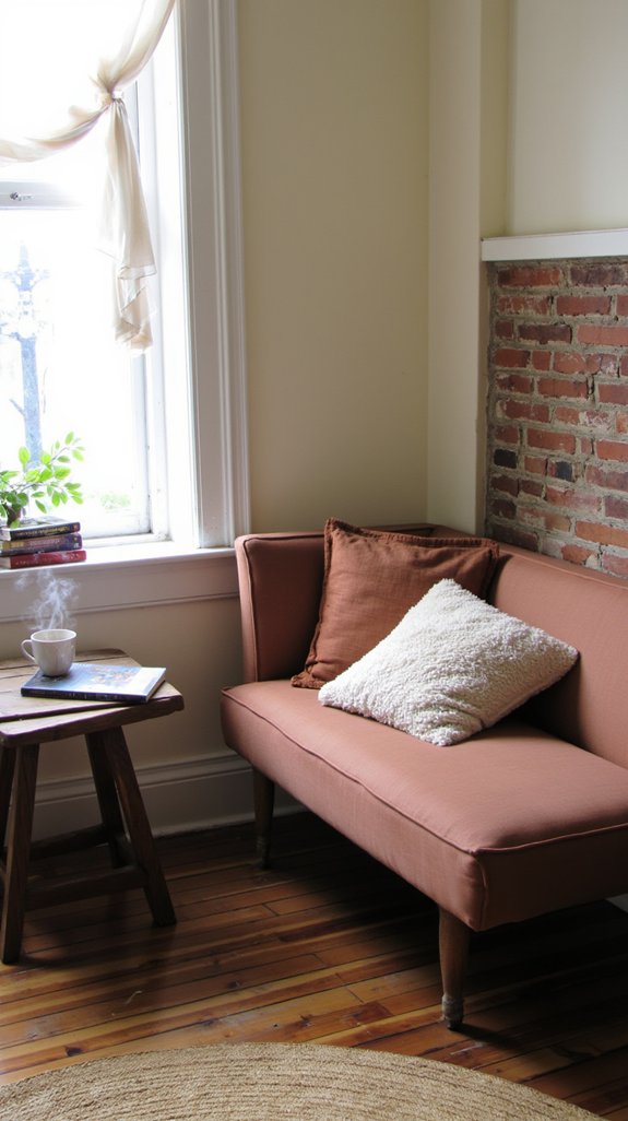 compact stylish reading chair