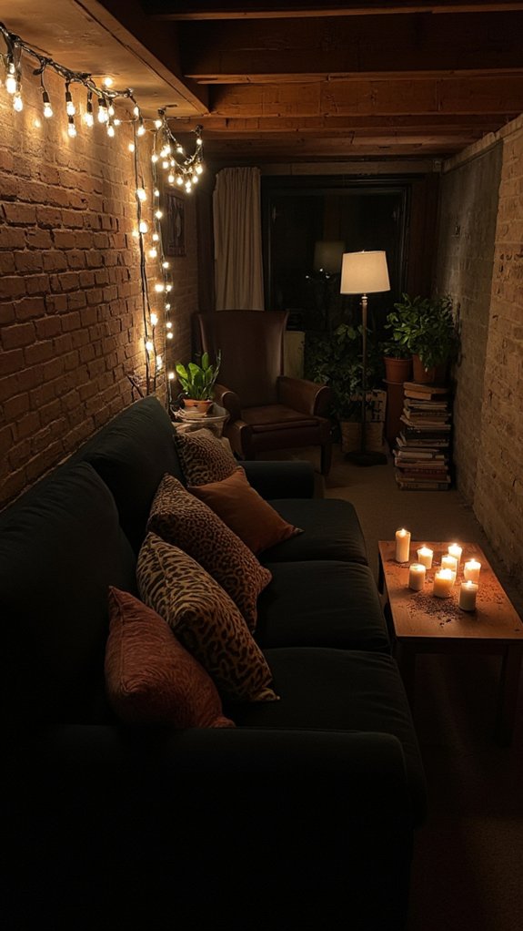 cozy ambient lighting retreat