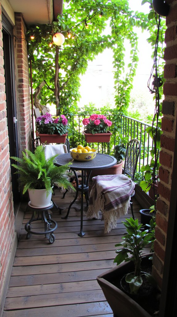 cozy balcony retreat creation