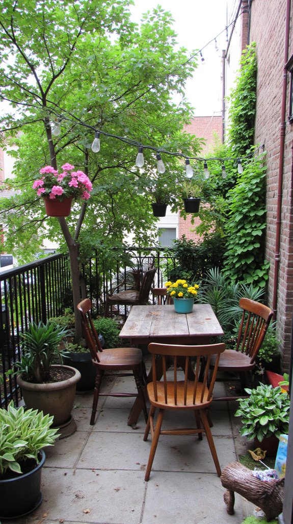 cozy balcony retreat oasis