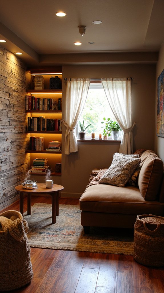 cozy basement lighting techniques