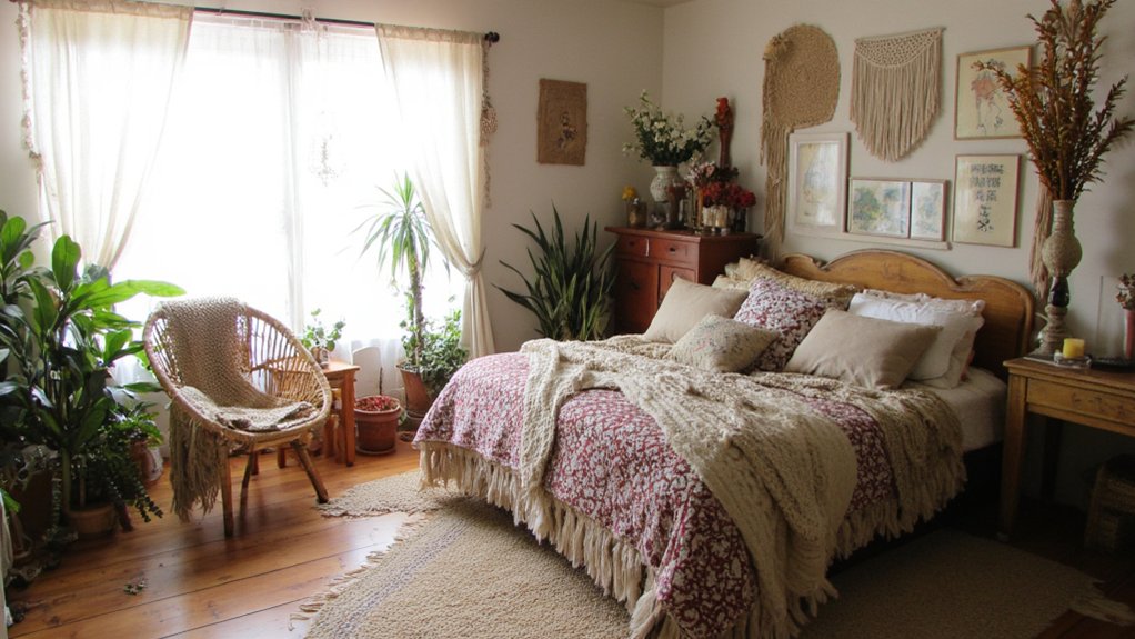 cozy boho bedroom inspiration