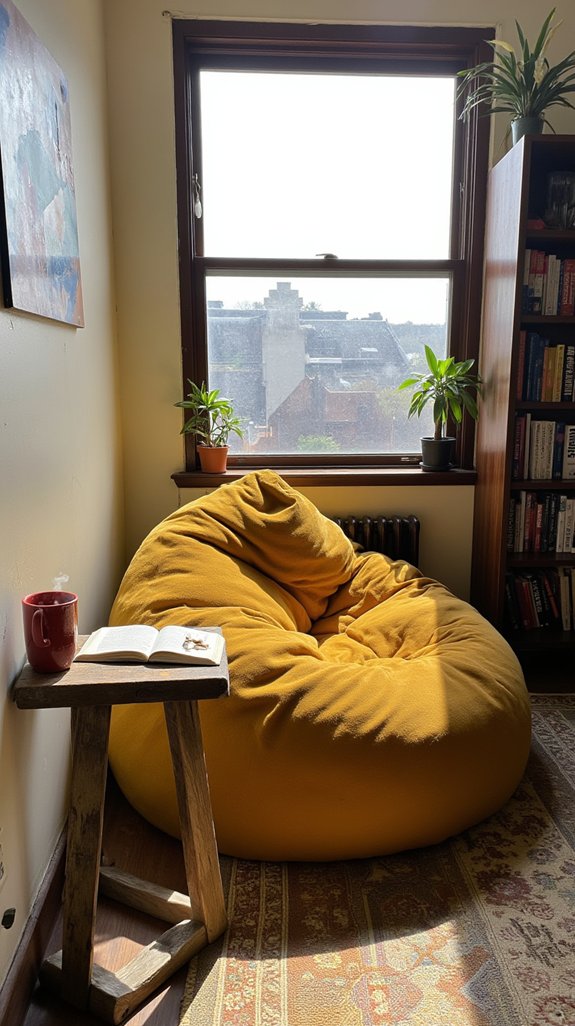 cozy colorful versatile seating