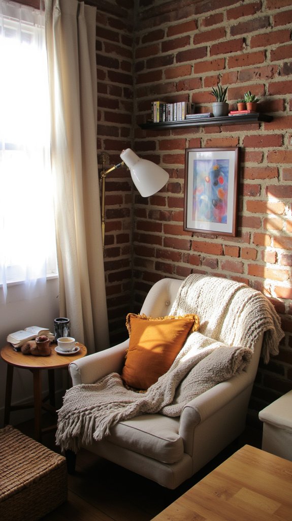 cozy corner for reading