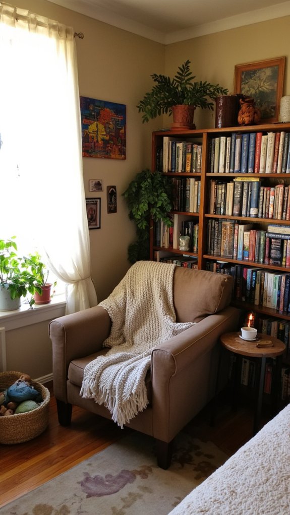 cozy corner for reading